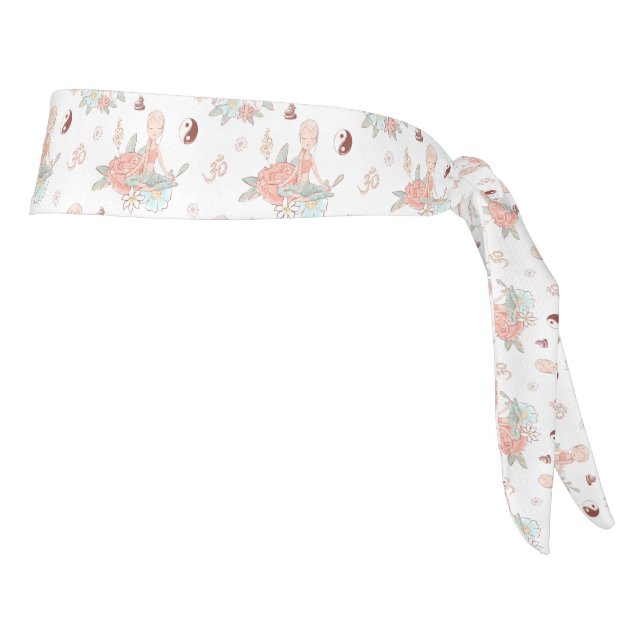 Curte Zen Yoga Poses Meditación Lotus Yang (Girar 90)