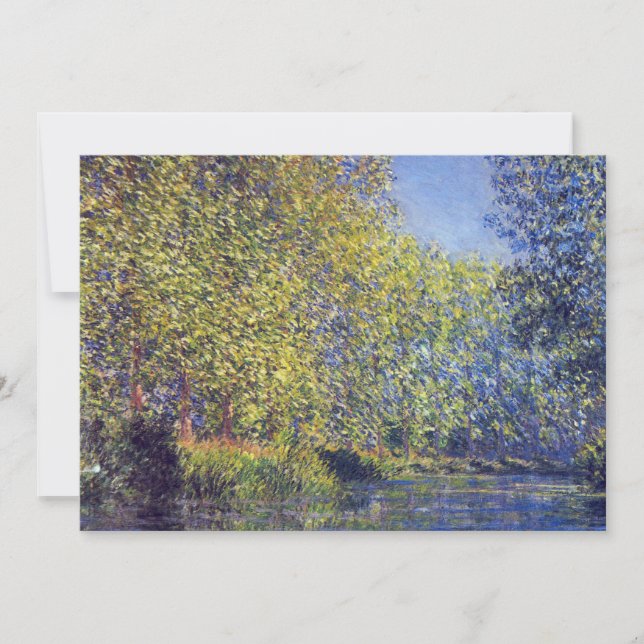 Curva en el río Epte cerca de Giverny por Claude M (Anverso)
