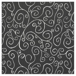 Curvas de desplazamiento blancas pintadas en tela 