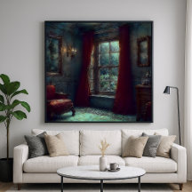 Curvas rojas - Impresionante arte interior