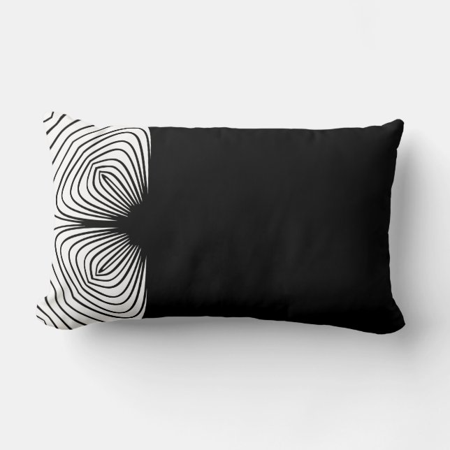 Curvas tribales almohada lumbar (Anverso)