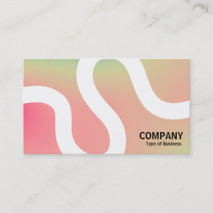 Curvy Line 02a - Tarjeta de presentación para grad