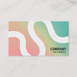 Curvy Line 02a - Tarjeta de presentación para grad