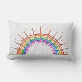 Cushion Arcoiris, cojín lumbar 33 x 53 cm
