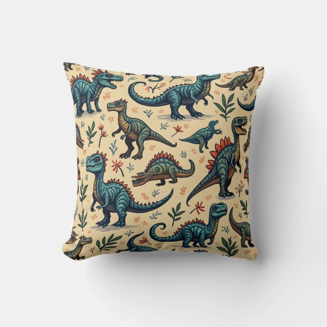 Cushiro de almohada de dinosaurio (Anverso)