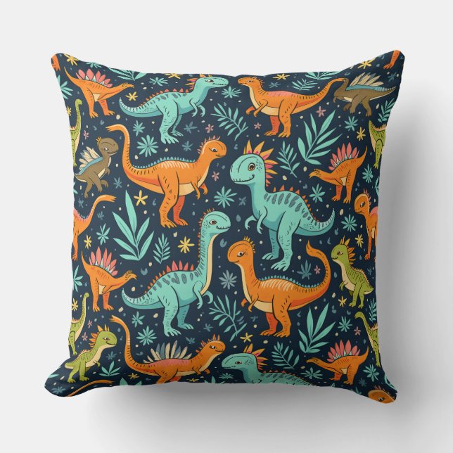 Cushiro de almohada de dinosaurio (Anverso)