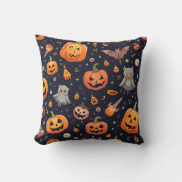 Cushiro de almohada fantasma de calabaza de Hallow