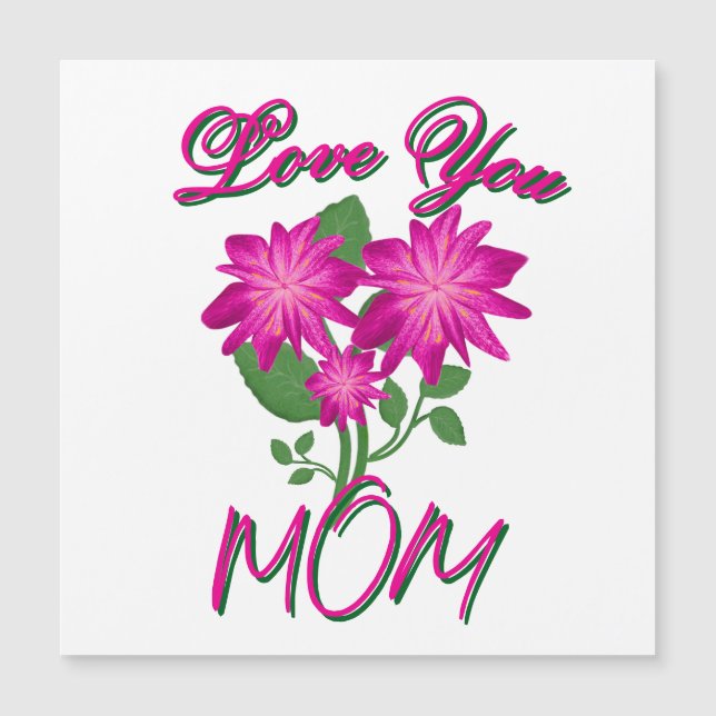Custom and Personalized Mother's Day Floral gift  (Anverso)