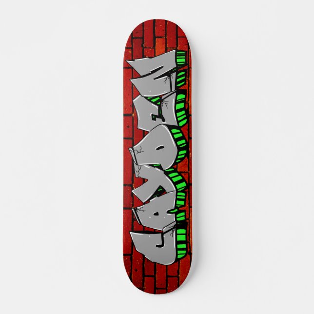CUSTOM CAYDEN GRAFFITI SKATEBOARD (Anverso )