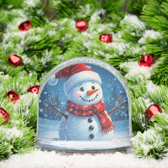 Custom Christmas Winter Snow Globe (Navidad)