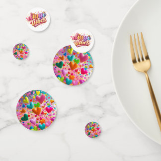 Custom Confetti Circles – Personalized Party Decor