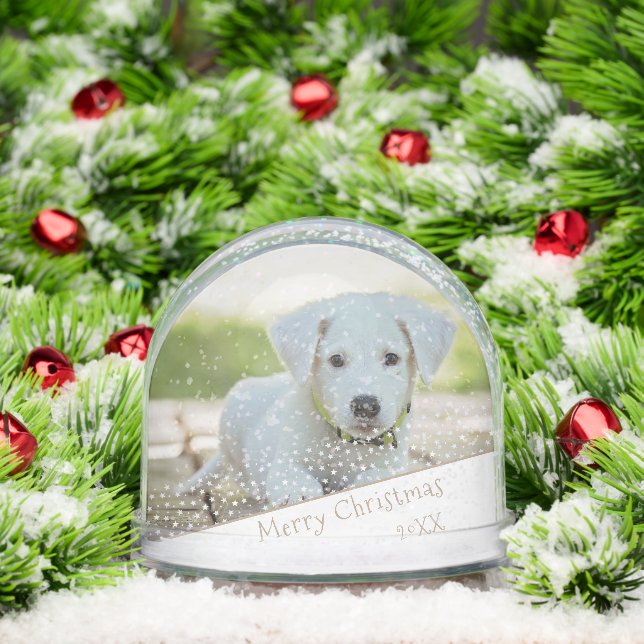Custom Dog Pet Photo Christmas Holiday Keepsake (Navidad)