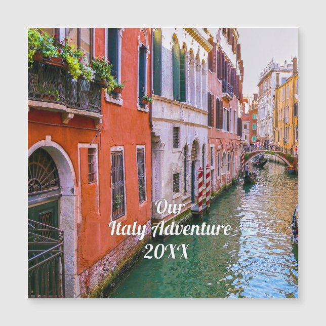 Custom Family Italy Trip Photo  (Anverso)