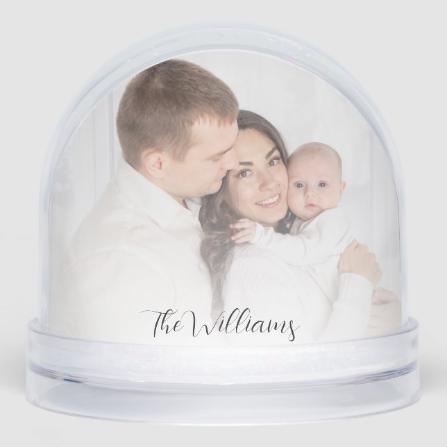 Custom Family Photo with Text | Christmas Keepsake (Anverso)