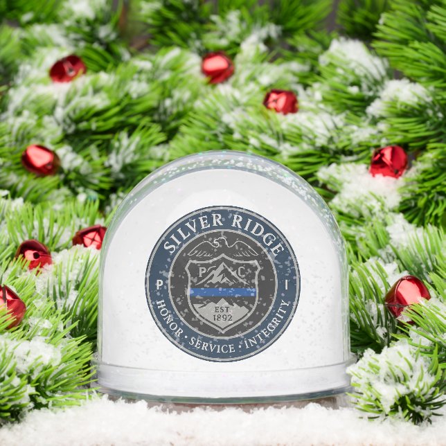 Custom First Responder Support Snow Globe (Navidad)