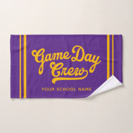 Custom Game Day Crew Team Spirit Purple Gold Sport