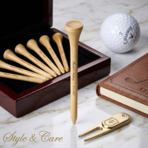 Custom Golf Tees Personalized Script Design Pack
