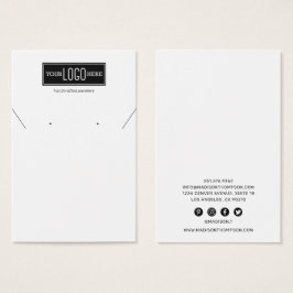 Custom Logo Jewellery | Necklace Earrings