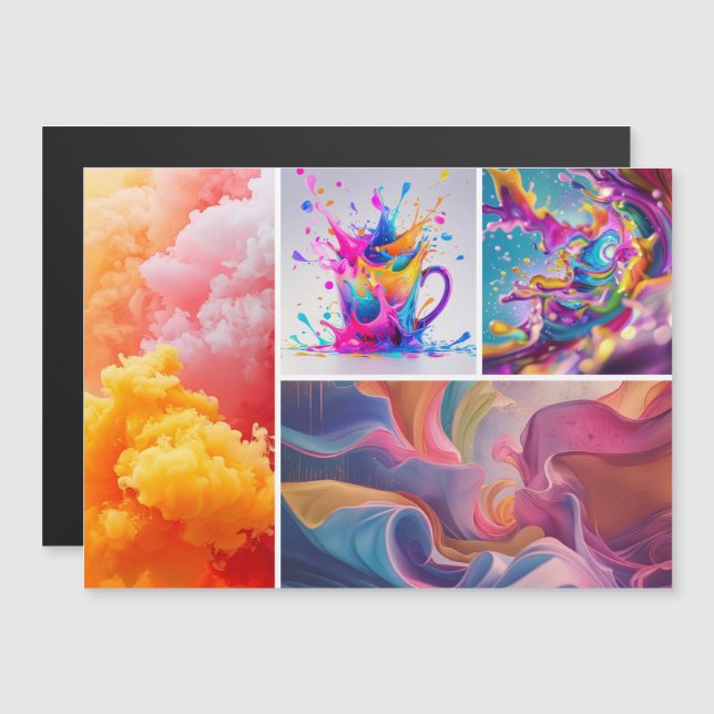 Custom Magnetic Display Card for Paint Businesses (Anverso/Reverso)