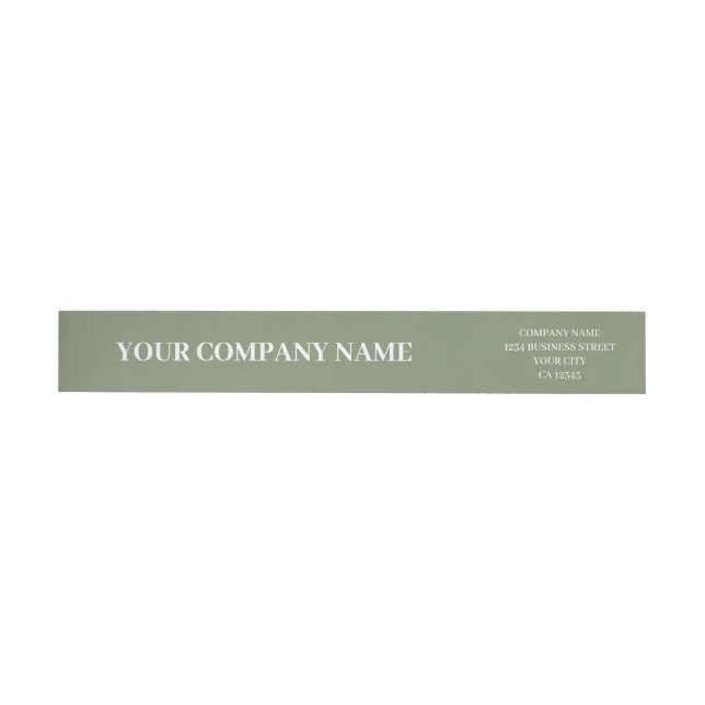Custom Minimalist Trendy Sage Green Business (Individual)