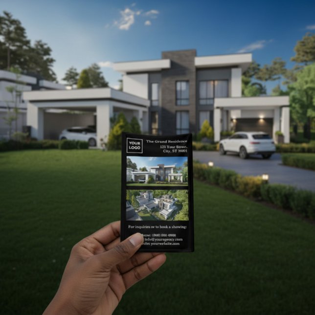 Custom Modern Real Estate Flyer with QR Code (Subido por el creador)