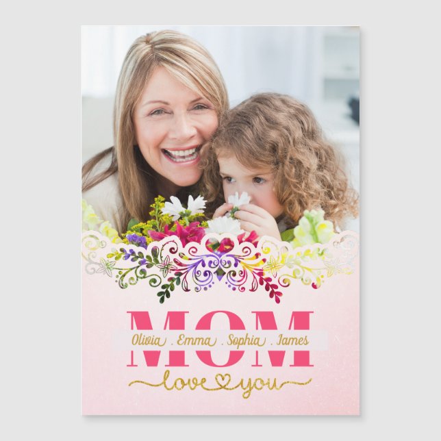 Custom Mother's Day I Photo & Personal Message (Anverso)