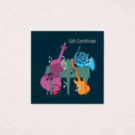 Custom Music Lessons Gift Certificate