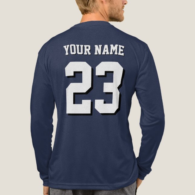 Custom Name and Number Jersey Sports (Reverso )