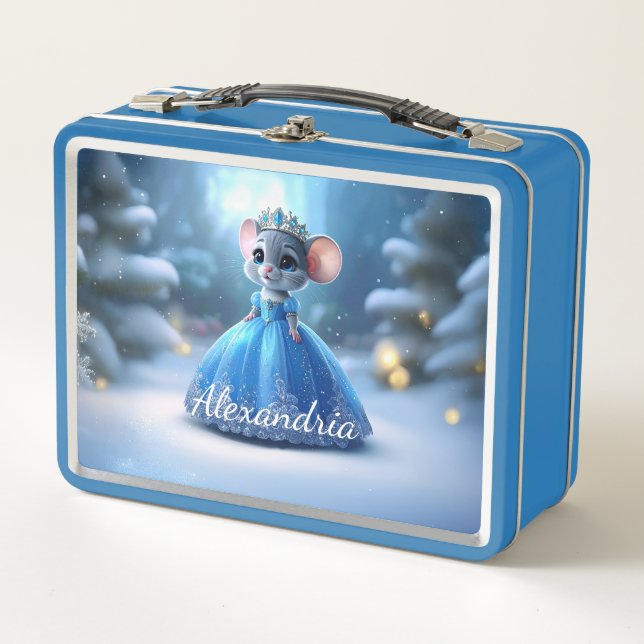 Custom Name Princess mouse with tiara (Anverso)