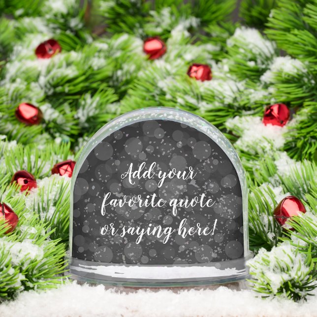Custom Personalized Quote Saying Script Black (Navidad)