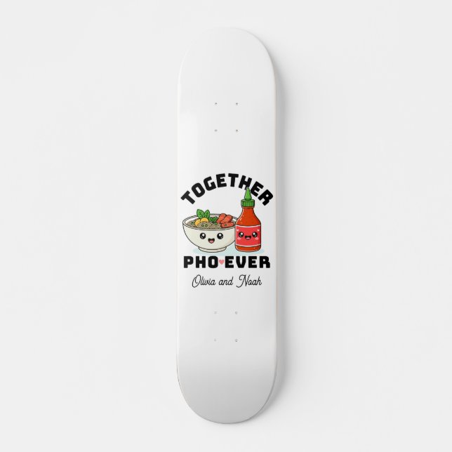 Custom Pho Pun Skateboard Gift (Anverso )