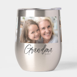 Custom Photo Grandma Established Year