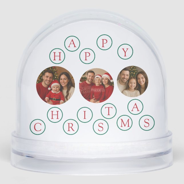 Custom Photo Happy Christmas (Anverso)