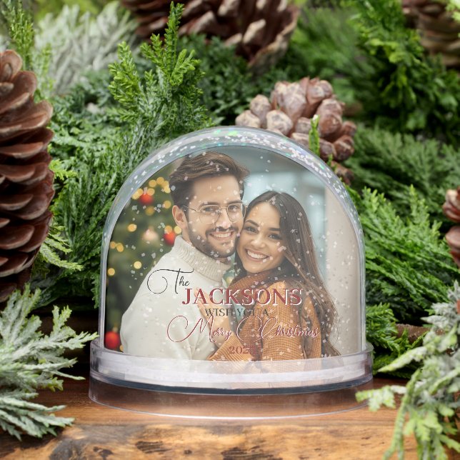 Custom photo, name and text Christmas (Invierno)