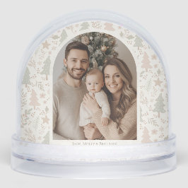 Custom Photo Snow Globe – Holiday Keepsake