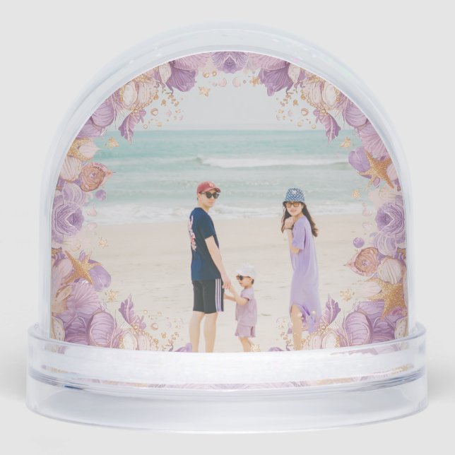 Custom Photo Snow Globe shells– Personalized Gift (Anverso)