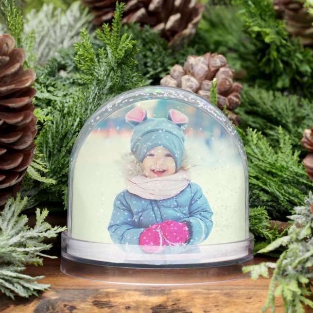 Custom Snow Globe Photo (Invierno)