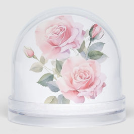 Custom Snow Globe with Your Favorite Rose Inside