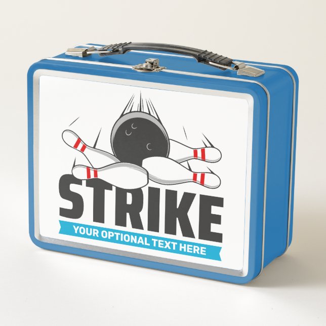Custom Text Bowling Strike (Anverso)