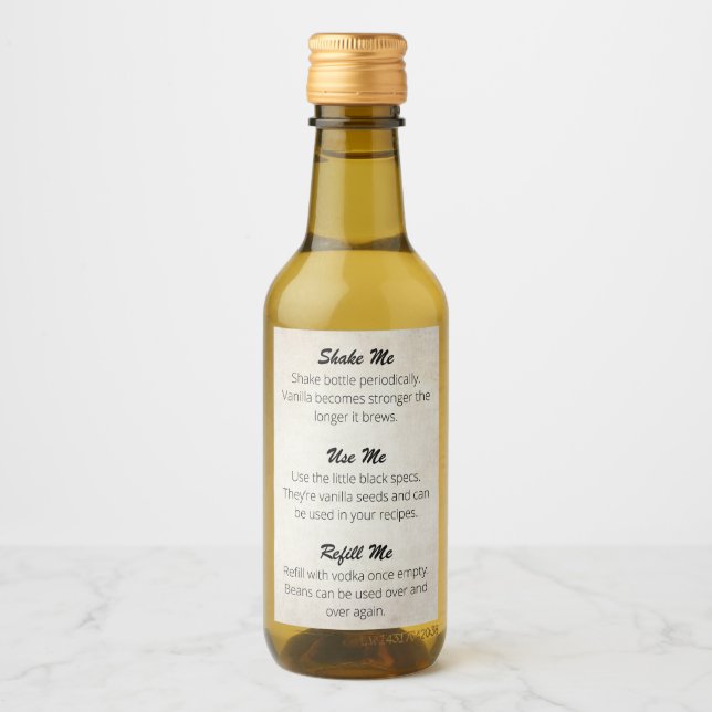 Customizable Vanilla Extract label VE_002_04c (Anverso)