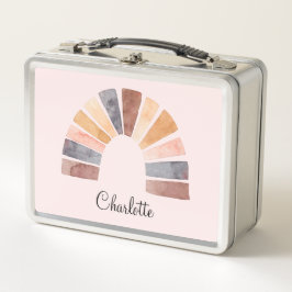 Cuta acuarela Arcoiris personalizada niño