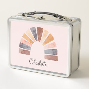 Cuta acuarela Arcoiris personalizada niño