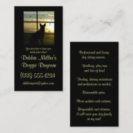 Cuta Doggie Daycare - Tarjeta de visita