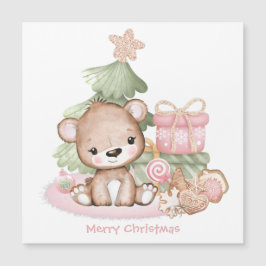 Cuta Navidades personalizados Tarjeta magnética