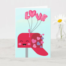 Cuta tarjeta de amor