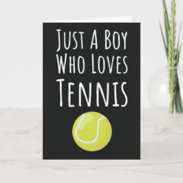 Cuta Tarjeta De Tenis Para Niños Deportivos Para N