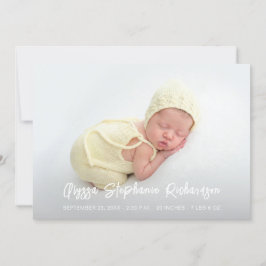 Cute 4 Invitación multifoto para bebé