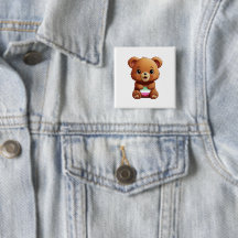 Cute Abrosexual Pin de Orgullo de Oso, Botón Abros