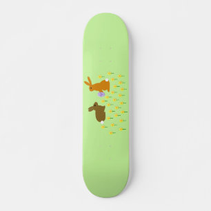 Cute Abundantes de Pascua y Skateboard Daffodils