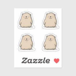 Cute acucolor Wombat Pegatina